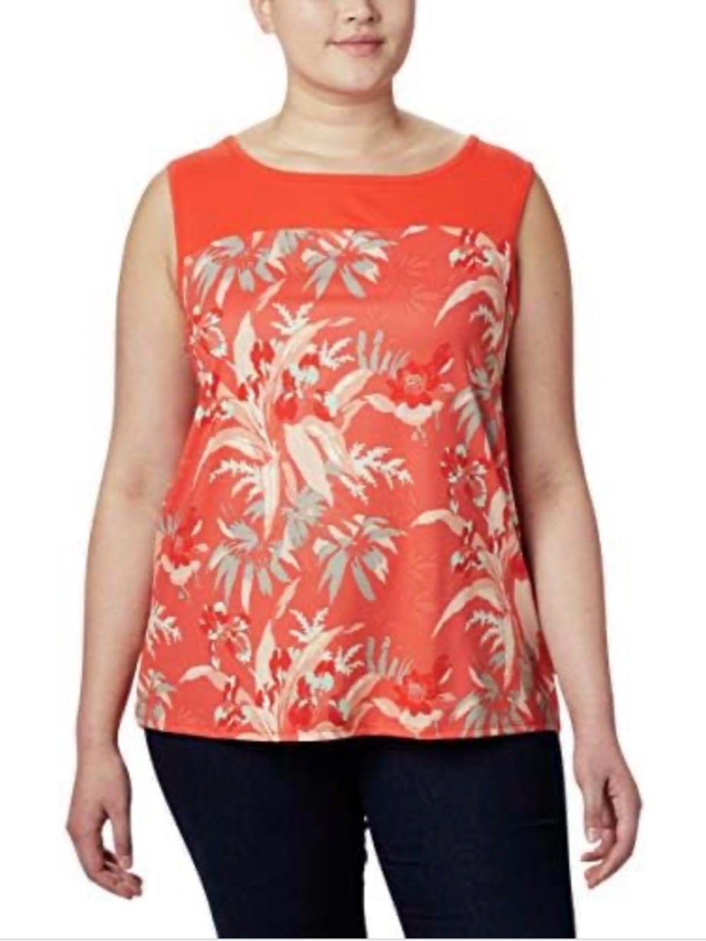 NWOT Columbia Coral Floral Tank Top